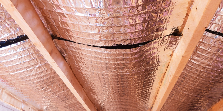 radiant barrier in attic space