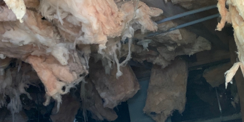 old insulation before removal standard insulating company old insulation before removal standard insulating company
